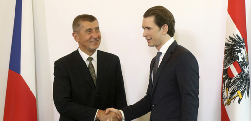 Andrej Babiš a Sebastian Kurz.