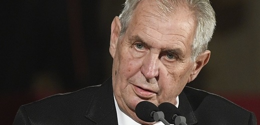 Prezident republiky Miloš Zeman.