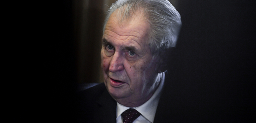 Prezident republiky Miloš Zeman.