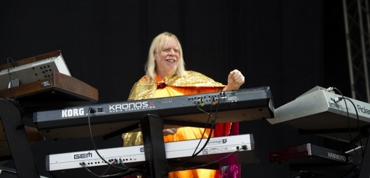 Hudebník Rick Wakeman.