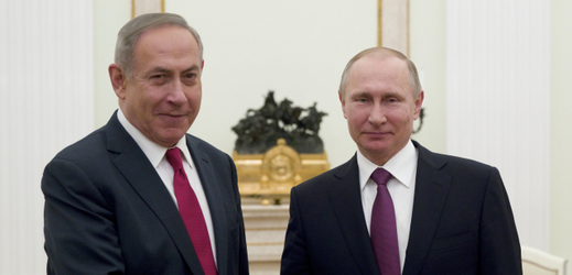 Benjamin Netanjahu (vlevo) a Vladimir Putin.