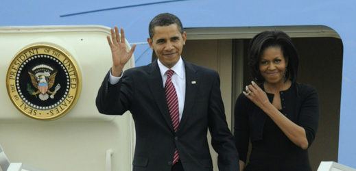 Barack Obama a jeho žena Michelle.