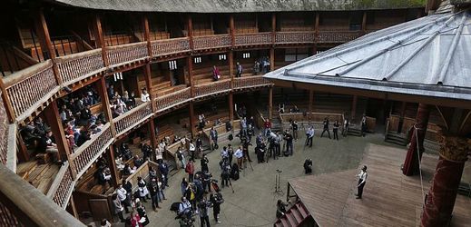 Globe theater v Londýně.