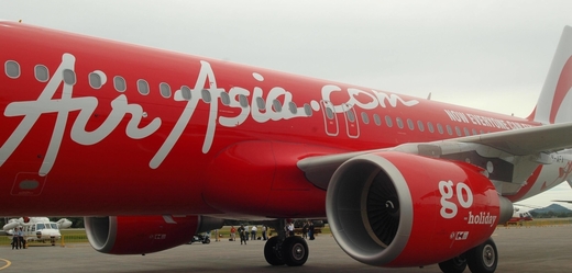 Letadlo společnosti Air Asia. 