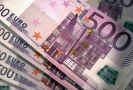 Bankovka 500 euro.