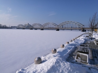 Řeka Daugava.