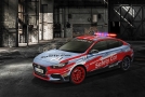 Speciálně upravený model Hyundai i30 Fastback N Safety Car.