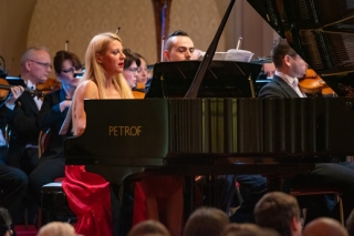 Valentina Lisitsa a ředitel festivalu Nikola Bojcev.