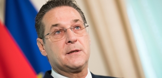 Vicekancléř a předseda Svobodné strany Rakouska (FPÖ) Heinz-Christian Strache .