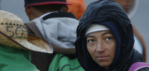 Běženci mířící do Mexika (ilustrační foto).