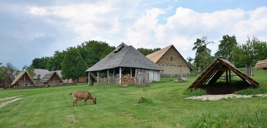 Archeoskanzen Modrá. 