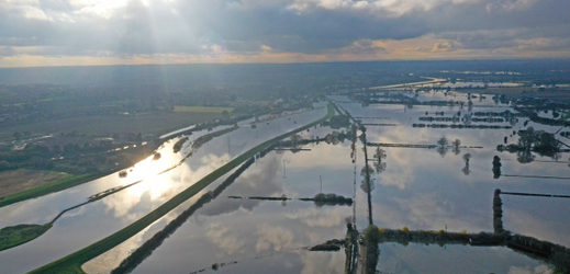 Záplavy v Anglii.
