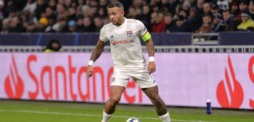 Kapitán Lyonu Memphis Depay.