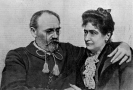 Émile Zola s manželkou.