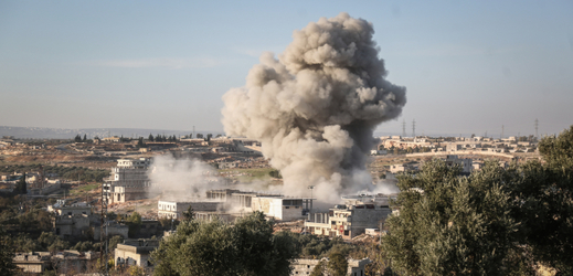 Výbuch v syrském městě v provincii Idlib.