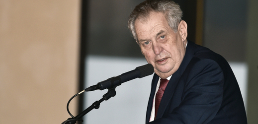 Prezident Miloš Zeman.