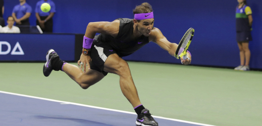 Rafael Nadal během loňského US Open.