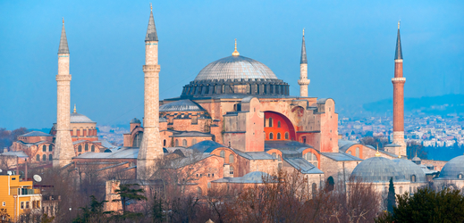 Chrám Hagia Sofia.