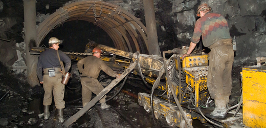 Těžba černého uhlí (ilustrační foto).