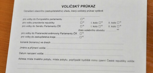 Češi mají poslední možnost písemně si vyžádat voličský průkaz k eurovolbám