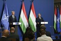 Maďarsko nebude blokovat rozhodnutí NATO o poskytování podpory Ukrajině, uvedl Orbán