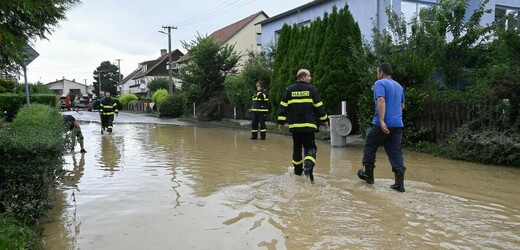 Vydatné deště opět zvedly řeky na Moravě, někteří lidé se museli evakuovat