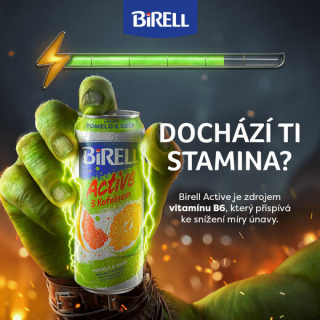 Dochází ti stamina? Dej si Birell Active!