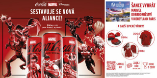 Coca-Cola představuje limitovanou edici inspirovanou Marvel hrdiny, s ní můžete vyhrát cestu do Disneylandu