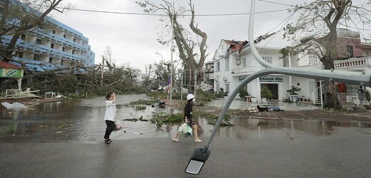 Tajfun Yagi si ve Vietnamu vyžádal nejméně 21 obětí a přes 170 zraněných