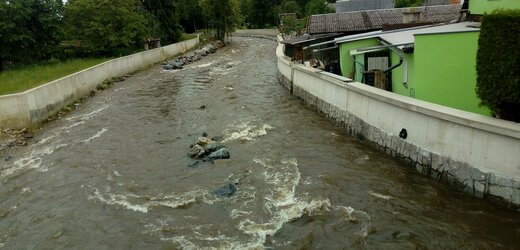 Povodí Moravy dnes očekává povodňové stupně na Vysočině a v Jeseníkách