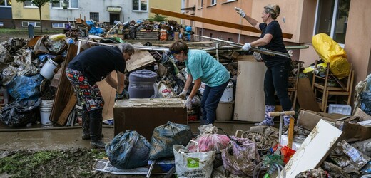 Výběr údajů o současných povodních, které zasáhly Českou republiku