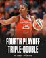 Thomasová na úvod play off WNBA dalším triple doublem opět vylepšila rekord