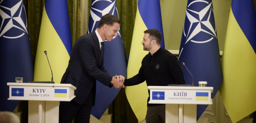 Rutte krátce po jmenování do čela NATO přijel do Kyjeva, jednal se Zelenským