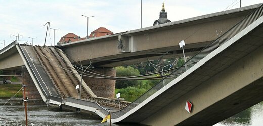 V Drážďanech začala další fáze bourání zříceného mostu, potrvá do konce roku