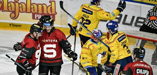 Hokejisté Sparty deklasovali České Budějovice 8:1, první třetinu vyhráli 4:0