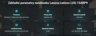 Herní notebooky pro hráče i tvůrce, porovnání Lenovo LOQ a Lenovo Legion Pro 5