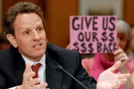 Ministr financí USA Timothy Geithner.