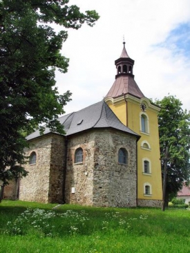 Kostel sv. Filipa a Jakuba.