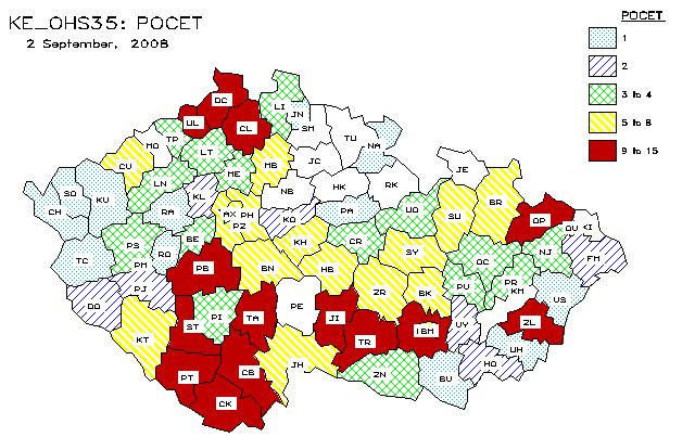 encefalitida mapa Nejvíce případů klíšťové encefalitidy v Evropě má Česko | Týden.cz encefalitida mapa