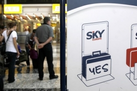 Cestující SkyEurope v úterý uvízli ve Vídni.