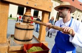 Vinobraní na Pražském hradě.