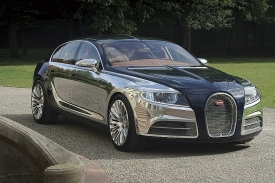 Bugatti Galibier 16C se ve Frankfurtu neukázalo.