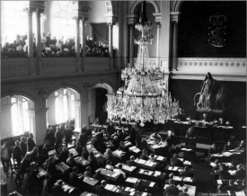 Finský parlament roku 1907.