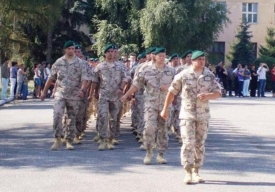 Nové slovenské síly se loučí před odletem do Afghánistánu.