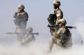 Chrudimští vojáci v Afghánistánu.
