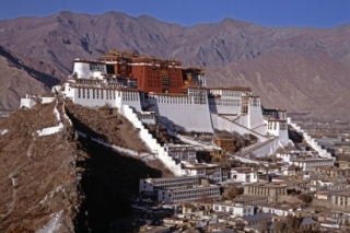 Palác Potala, zimní sídlo tibetského Dalajlámy.