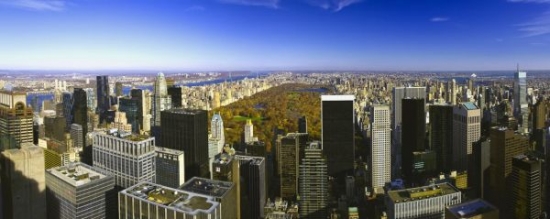 Pohled z nejvyšší budovy v New Yorku.