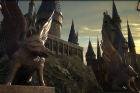Počítačová animace parku Harryho Pottera.