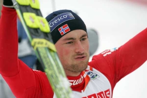 Nový mistr světa ve skiatlonu Petter Northug.