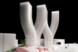 Model projektu Walter Towers.